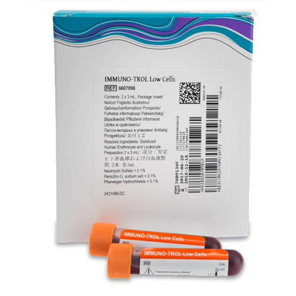 6607098_IMMUNOTROL Low Cells, 60 Tests, CE, IVD