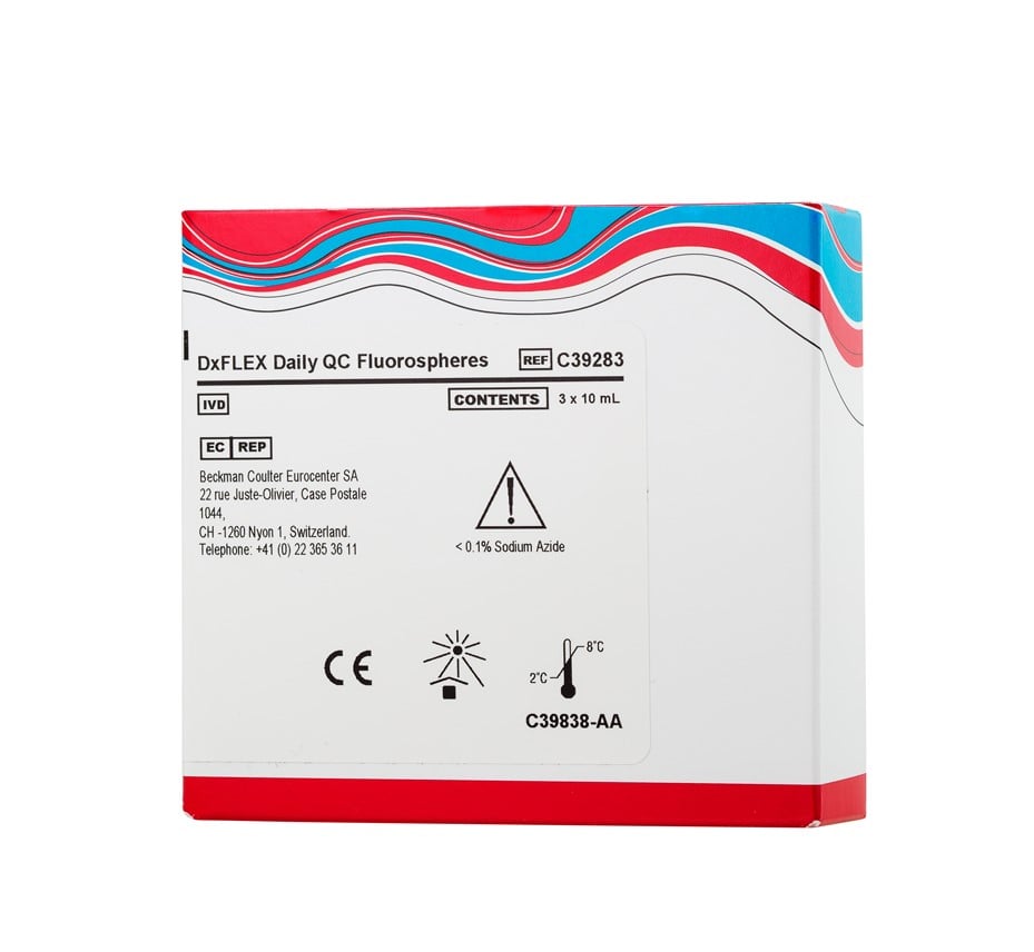 C39283_DxFLEX Daily QC Fluorospheres, 3 x 10 mL, CE, IVD